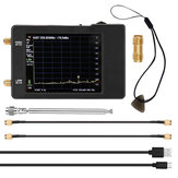 100kHz-350MHz 2.8 İnç Elde Taşınabilir İki Giriş Küçük Spektrum Analizörü Dokunmatik Ekran Spektrum Analizörü 100 KHz-350MHz Giriş Frekansı