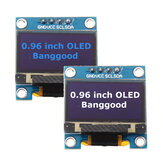 Pantalla de comunicación OLED I2C IIC de 0.96 pulgadas de Geekcreit® 128*64 módulo LCD Geekcreit para Arduiino - productos que funcionan con placas oficiales de Arduiino