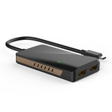 Wavlink WS-UTA01H Thunderbolt ™ 3 Hub USB da USB-C a doppio 4K HDMI Adapter