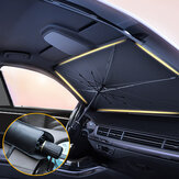 Parasol para parabrisas de coche - sombrilla plegable para coche, cubierta parasol protectora contra los rayos UV, aislamiento térmico para la ventana delantera del coche