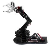 LOBOT 6 DOF Алюминиевый RC Robot Arm Gripper APP Палка Управляемый программируемый образовательный Набор