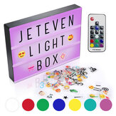 USB A4 7 Color Light Box With Remote Control Home Party Wedding Lamp Decor