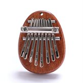 8 Llaves de Madera Instrumento Musical Práctico para Principiantes Niños Kalimba Pulgar Dedo