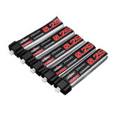 5pcs URUAV 3.7V 250mAh 30C / 60C Lipo Batterie PH1.25 pour Eachine QX65 Emax Tinyhawk
