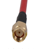 2PCS Aomway CBA004 80mm FPV Antena Cabo de extensão Fio Adaptador de prolongamento RP-SMA Vermelho macho