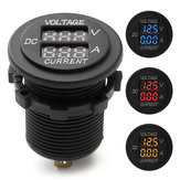 DC 12V 24V Auto Voltmeter Ampèremeter LED Display Digitale Voltmeter