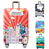 Honana Tourismus Thema Elastisch Gepäck Bezug Trolley Schutzhülle Warm Travel Koffer Protector