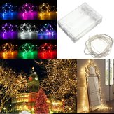 20 LED Pil Bakır Tel Dize Peri Işığı Düğün Xmas Parti Lambası Su geçirmez