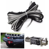 15m 7000LB Nylon Rope Winch Tow Cable with Sheath for ATV SUV Off Road 