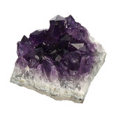 Přírodní ametystový krystal křemene Drusy Geode Cluster Healing Stone Ozdoby Ornament