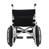 Foldable Wheelchair Lightweigt Trolley Portable Wheelchair Non-inflatable Tires Tool Cart