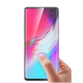 حامي الشاشة من الزجاج المقوى لإلغاء قفل بصمات الأصابع بالموجات فوق الصوتية من بيكي لهاتف سامسونج Galaxy S10 5G لعام 2019 بحافة منحنية ثلاثية الأبعاد