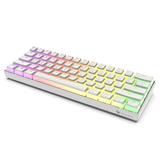 لوحة مفاتيح ميكانيكية ممتابعة بوصلة الضوء سلكية MK61 من GAMAKAY أغطية رئيسية بطبقات الخبيز مضيئة قابل للتبديل بإضاءة RGB مفاتيح 61 مفتاحاً للألعاب إصدار جديد