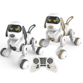 Perro Robot Inteligente con Control Remoto de 2.4Ghz Hablador que Camina y Detecta Gestos, Juguetes Interactivos para Cachorros