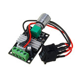 Controlador de velocidad del motor PWM ajustable de 3 piezas DC 6V 12V 24V 28V 3A 80W Interruptor de control de velocidad variable regulador