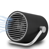 AUGIENB Mini ventilatore USB da tavolo con tecnologia Air Cyclone silenziosa a doppia turbina con caricamento USB.