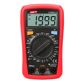 UNI-T UT33C + Multímetro digital Voltímetro Amperímetro Medidor de resistencia Probador de temperatura ℃ / ℉ Tamaño de la palma