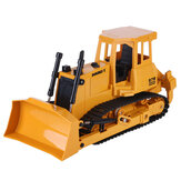 Double E E579 1/20 2.4G 9CH RC Loader Tractor Truck Bulldozer Light Sound Engineering Vehicles Models Toys for Kids Children