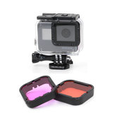 GoPro Hero 5 6 Violett-Roter Rotfilter Objektiv für Blau Grün Farbkorrektur Unterwasserfotografie