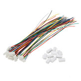 Conector de enchufe y cables de alambre de 6 pines Mini Micro JST 1.5mm ZH de Excellway® 15cm 10 juegos