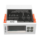 STC-8080A   12V / 24V / 110-220V digitális hőmérséklet-szabályozó automatikus időzítés leolvasztás intelligens termosztát riasztási funkció