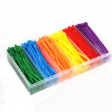 600pcs 100 * 2.5mm Self-locking Nylon Cable Wire Zip Ties 6 Colors for RC Model