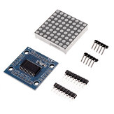 5st MAX7219 Dot Matrix Module Microcontroller LED Module Display Module MAX7219 DIY Kit
