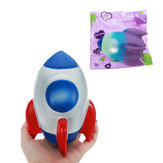 Squishy Rocket Bread Cake 15cm Slow Rising With Packaging Collection Gift Soft Toy