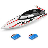 Barco RC Wltoys WL912-A ABS de alta velocidad 35km/h 100m control remoto con sistema de enfriamiento de agua Modelos de vehículos Dos baterías