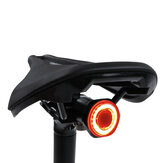 COB LED задний фонарь для велосипеда 100lm 7 режимов регулировки света на сиденье 180° водонепроницаемый поворотный USB-зарядное устройство для ночного катания на велосипеде