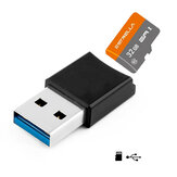 Rocketek Mini Size USB 3.0 High Speed TF Card Flash Memory Card Reader for Computer Tablet PC