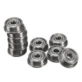 10pcs F623zz Mini Metal Double Shielded Flanged Ball Bearings For 3D Printer