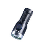 SKYWOLFEYE 300 Lumens Flashlight 16340 Battery 3 Modes LED Work Light  USB Rechargeable Emergency Lantern