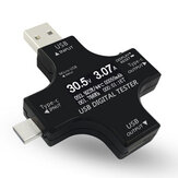 DANIU 2'si 1 Arada Çok Fonksiyonlu Tip-C USB Tester PD Güç Tester Voltmetre Ampermetre