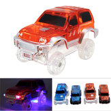 Boże Narodzenie Racing LED Elektryczny samochód świecące zabawki magiczny blask w ciemności utwór dla dzieci prezent