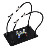 Magnetic 4-Claw Welding Table Flexible Arm Fixed Clip Soldering Third Hand Welding Station Soldering Holder Repair Tools