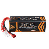 ZOPパワー14.8V 5000mAh 100C 4S LipoバッテリーTディーンズプラグRCカー用
