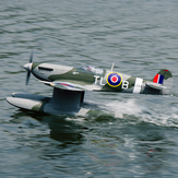Dynam Supermarine Spitfire MK.V.B 1200 mm-es szárnyfesztávolságú EPO Seaplane RC repülőgép PNP felszerelve szárnnyal