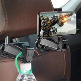 Baseus 2 in 1 Auto-Rücksitzhaken mit Halterung für Mobiltelefone von 4,0 bis 6,5 Zoll, universell, 360-Grad-Drehung