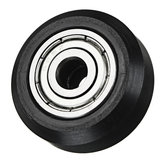 5mm POM Black Idler D Type Wheel Wheels CNC Engraving Millling Machine Accessories