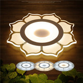 15W Modern Flower Acrylic LED Luzes de teto Sala de estar Lâmpada de iluminação de casa de quarto AC220V