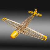 Kit di modellismo di aeromobili in legno di balsa con apertura alare di 1020mm del caccia BF109