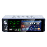 P5130 4,1 Zoll 1 DIN-Autoradio-Touchscreen MP5-Player FM AM RDS Bluetooth AUX-Rückfahrkamera mit Lenkradsteuerung