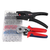 Raitool Professional Crimper Plier Wire Cutter Stripper 1500Pcs Electrical Crimp Terminals Kits