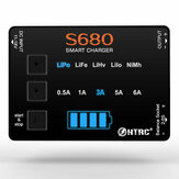 HTRC S680 80W 6A AC to DC Mini RC LiPo Charger For 1-6s Lipo/LiFe/LiHv/Lilon/1-15S Nimh Battery With 15V6A Adapter