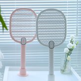 3life Electric Mosquito Swatter Mosquito Dispeller Rechargeable LED Electric Insect Bug Fly Mosquito Killer Racket 3-Layer Net