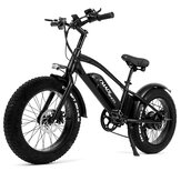 [EU DIRECT] CMACEWHEEL T20 10Ah 750W Moped Electric Bicycle 20*4in Fat Tire Electric Bike Mileage 120km E-Bike