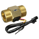 Sensor de flujo de agua de cobre DN25 con salida de pulso 4~45L/min, interruptor líquido, caudalímetro