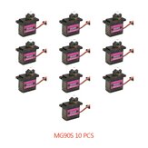 10PCS MG90S RC Micro Gear Servo 13.4g Motor For ZOHD Volantex Vliegtuig Voor RC Helicopter Auto Boot Model Speelgoed Controle