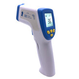 Termometro a infrarossi senza contatto LCD digitale per misurare la temperatura della fronte